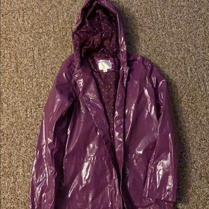 Women’s Small Purple Raincoat Water repellent